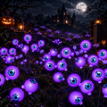 Solar Halloween Eyeball Swinging Light