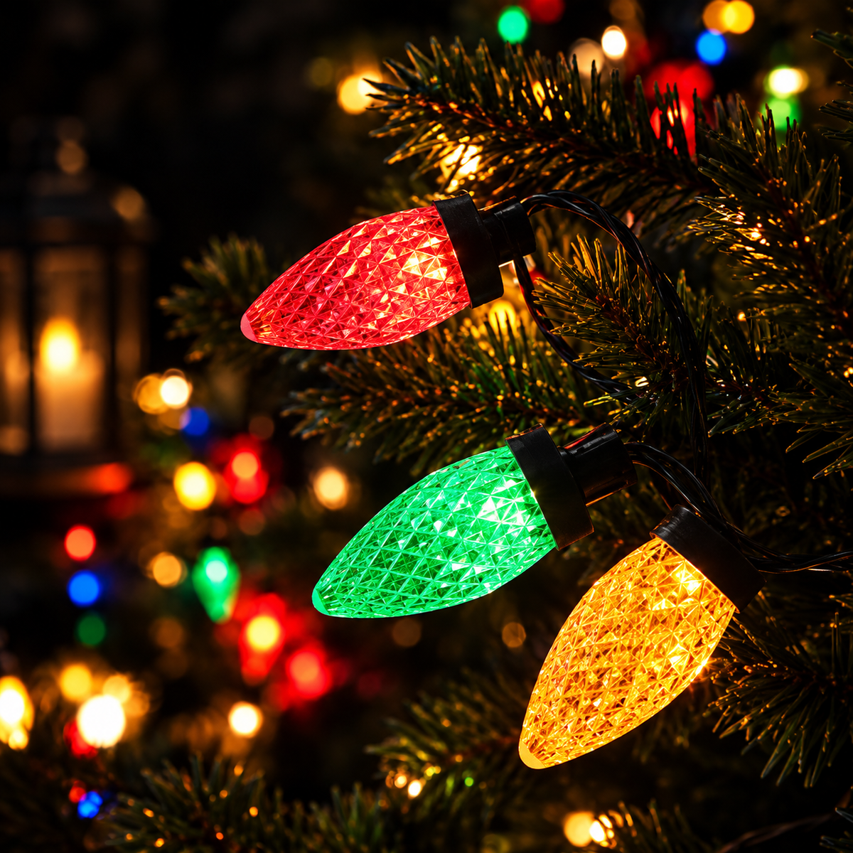 Solar String Lights Outdoor, Waterproof LED Decorative Lights for Garden Yard Patio, Christmas Tree & Holiday Fairy Lights