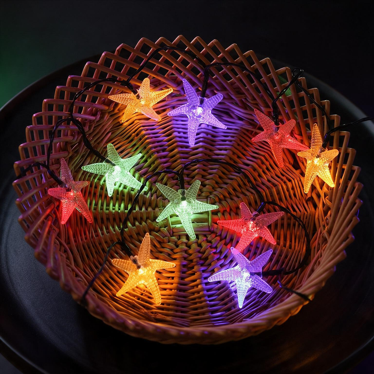 LED Starfish String Lights - Indoor & Outdoor Decoration
