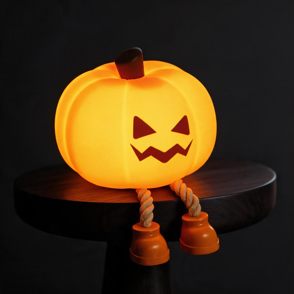 Halloween Ghost & Pumpkin Silicone Tap Night Light