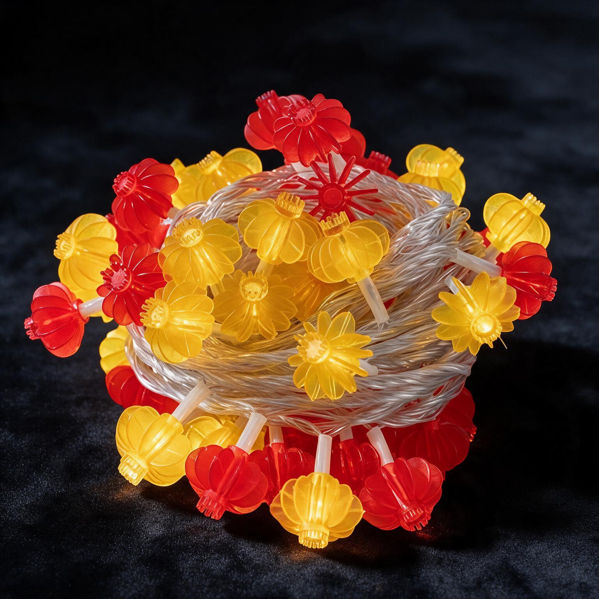 Red Lantern LED String Lights