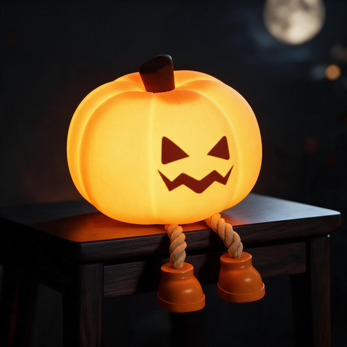 Halloween Ghost & Pumpkin Silicone Tap Night Light