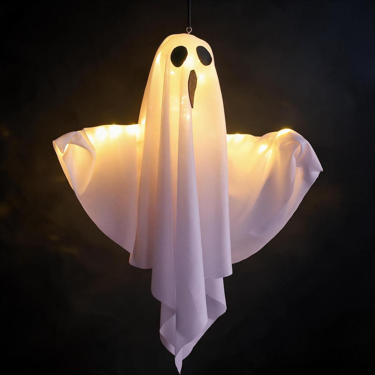 LED Halloween Screaming Ghost Hanging Light