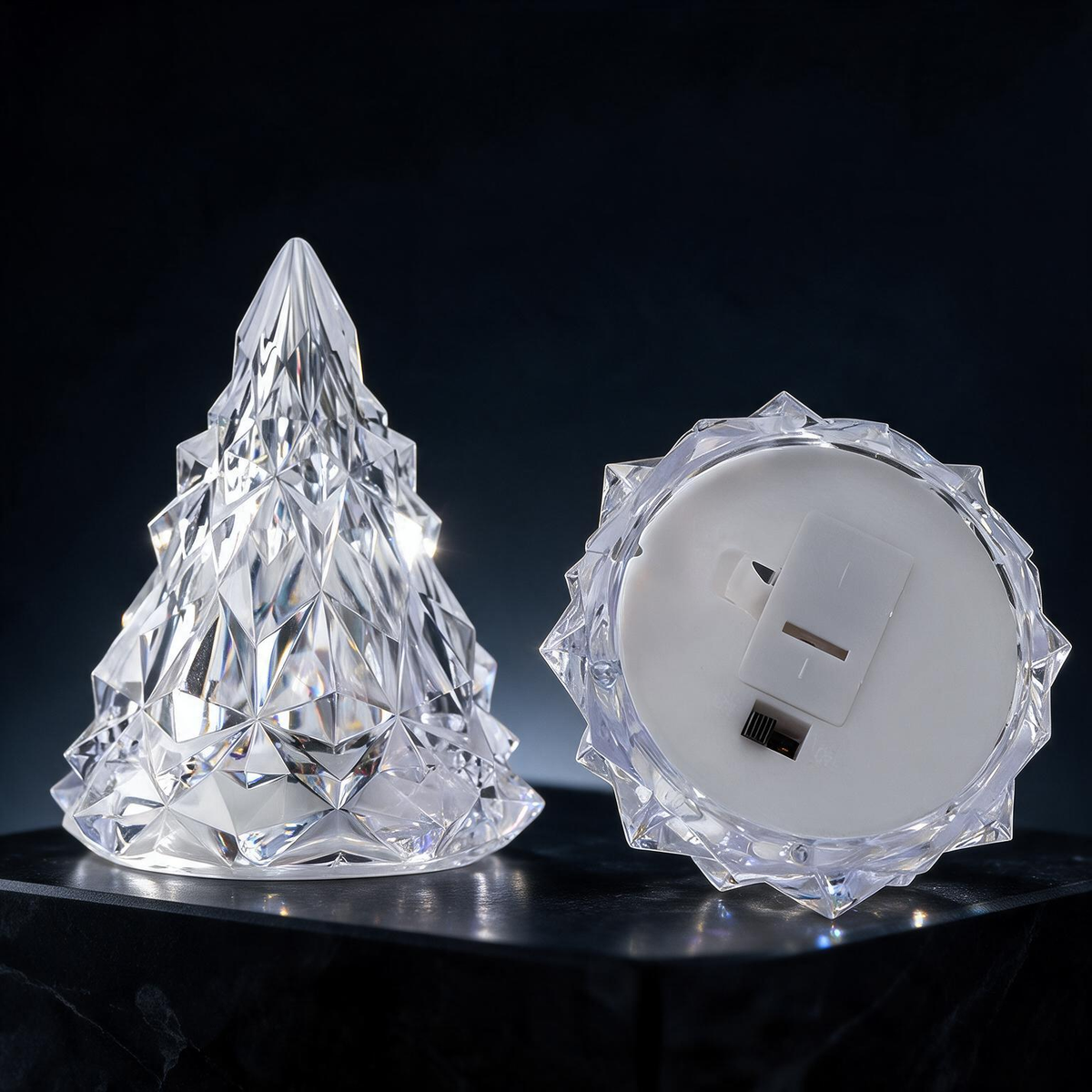 Iceberg Night Light - Transparent Glowing Desk Lamp