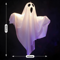 LED Halloween Screaming Ghost Hanging Light